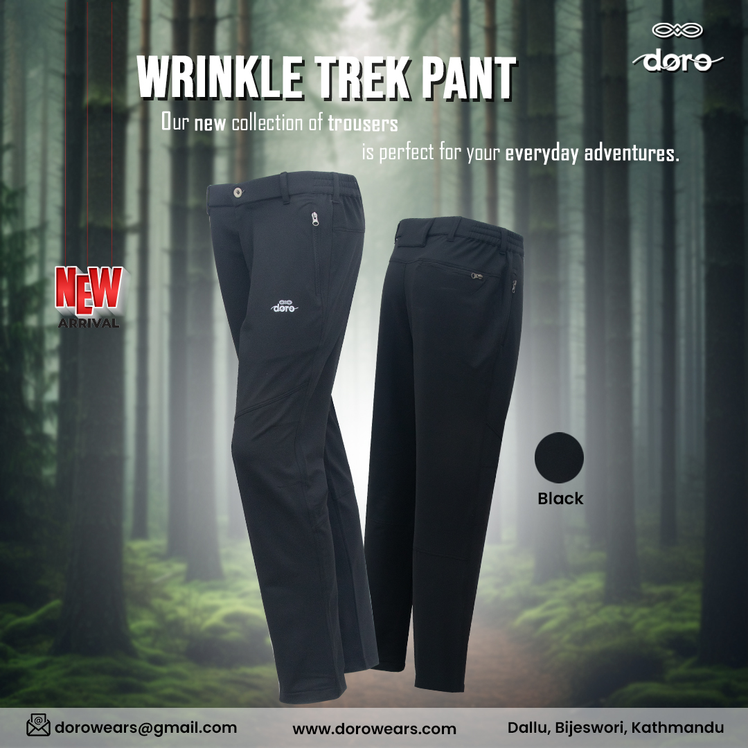 Wrinkle trek Pant #045doro