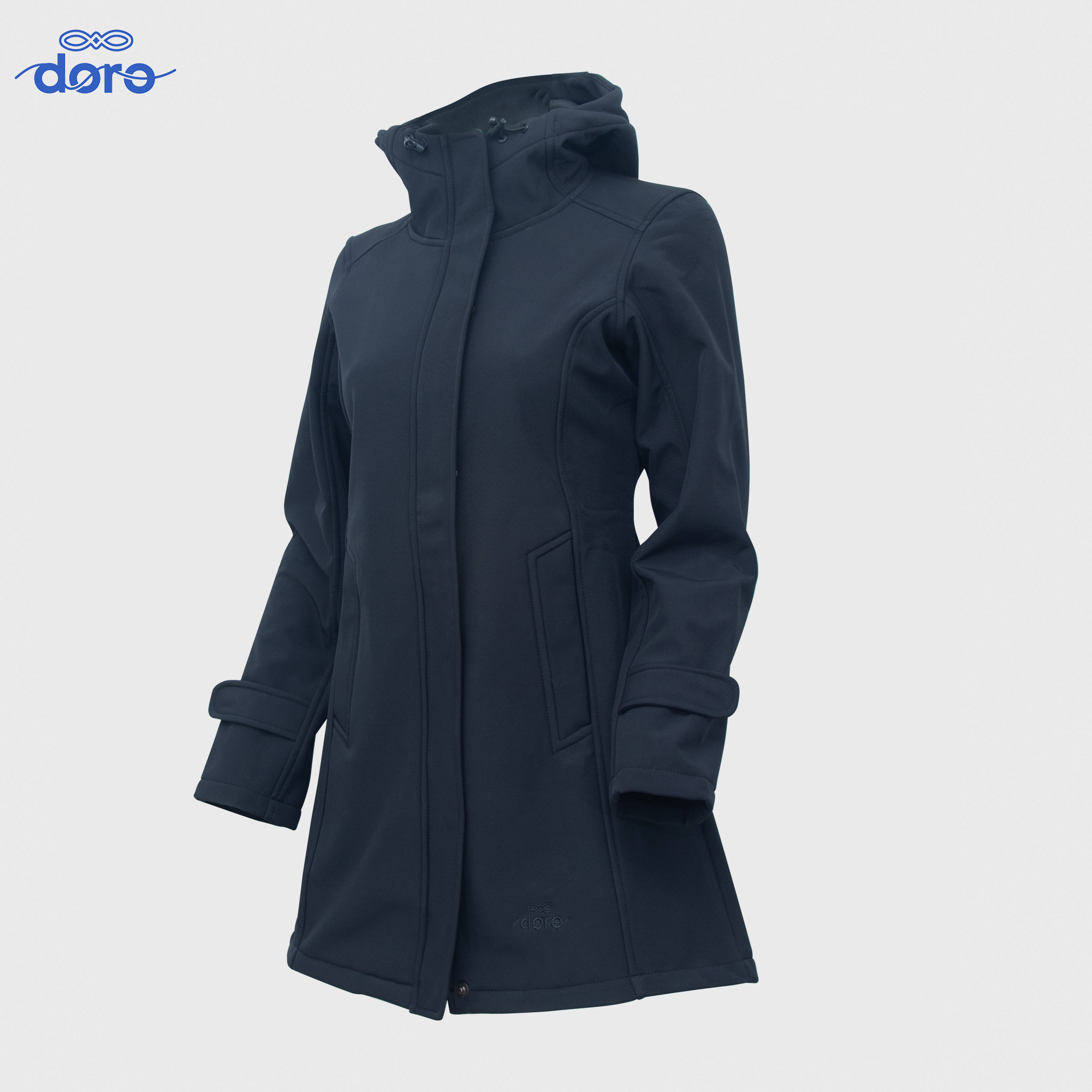 doro Ladies Softshell Long Coat#047doro